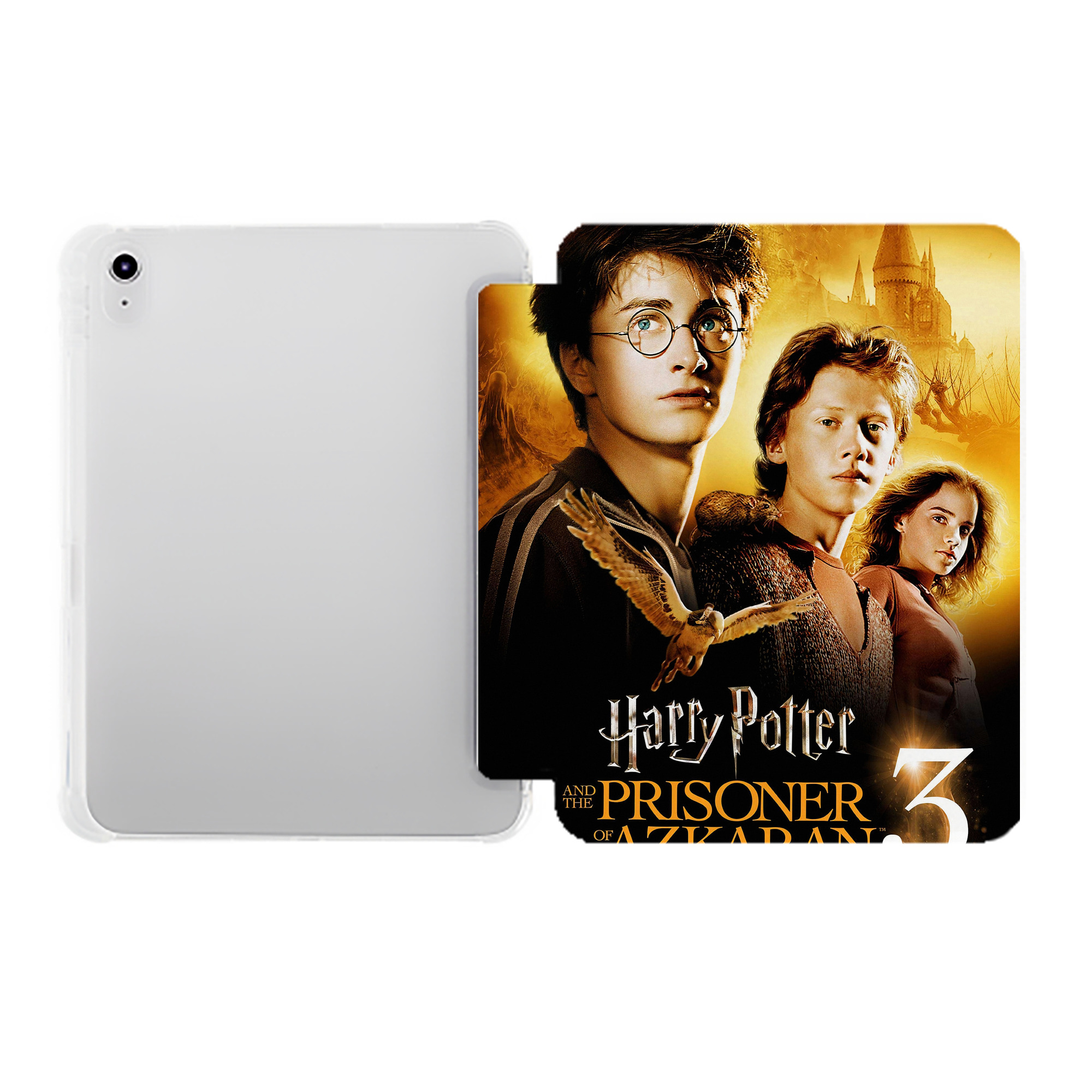 （画像用） Harry Potter ハリー・ポッターシリーズ IPad ケース ペン収納付き 三つ折りスタンド PUレザー×シリコン 対応機種9.5/10.5/10.9インチ